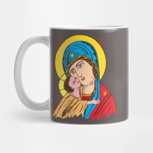 Virgin Mary and Little Christ Mug